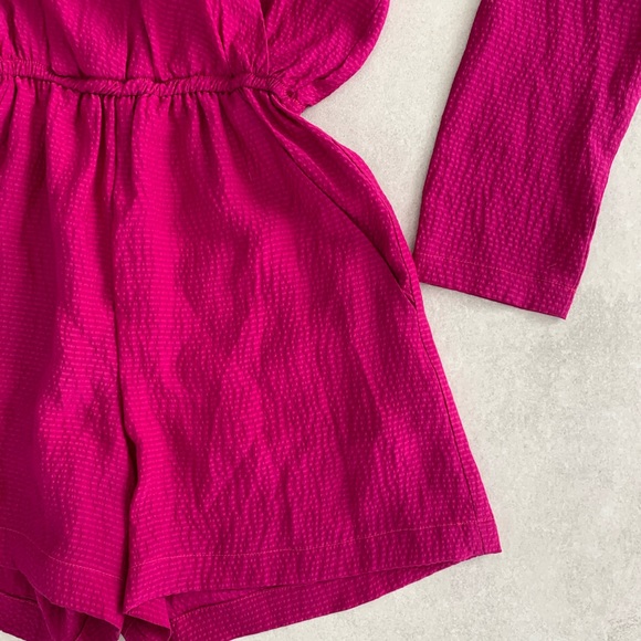 FUSCHIA PINK ROMPER - Picture 4 of 8